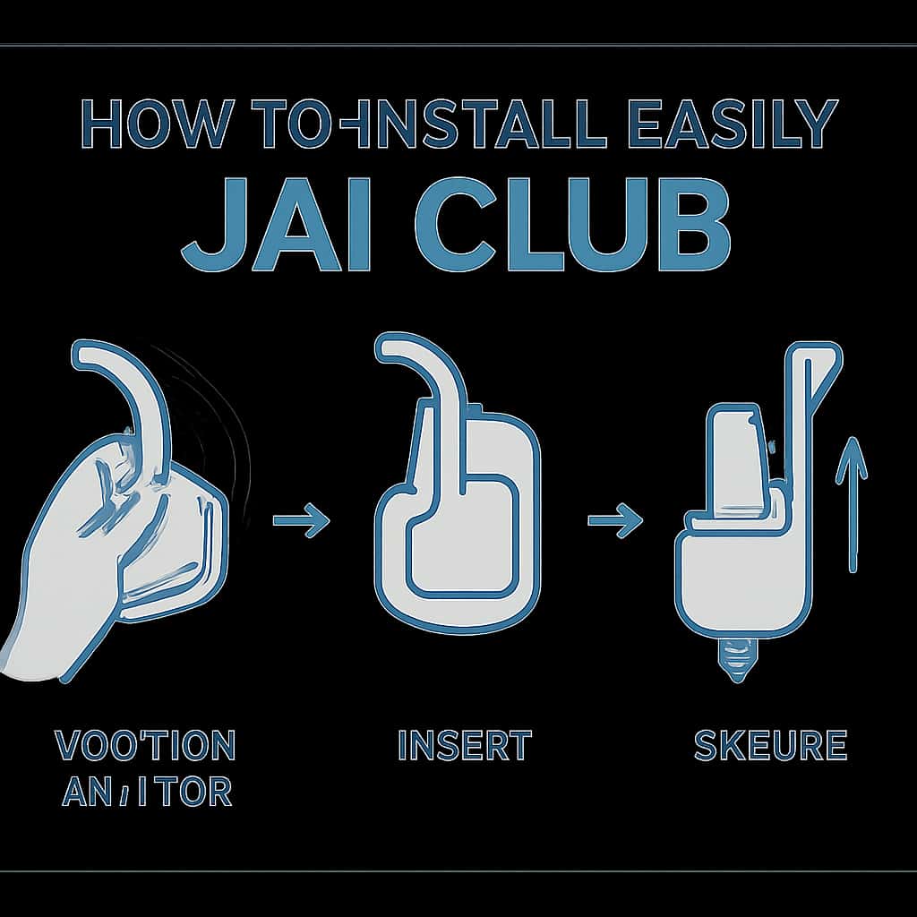 Illustration of Jai Club installation steps
