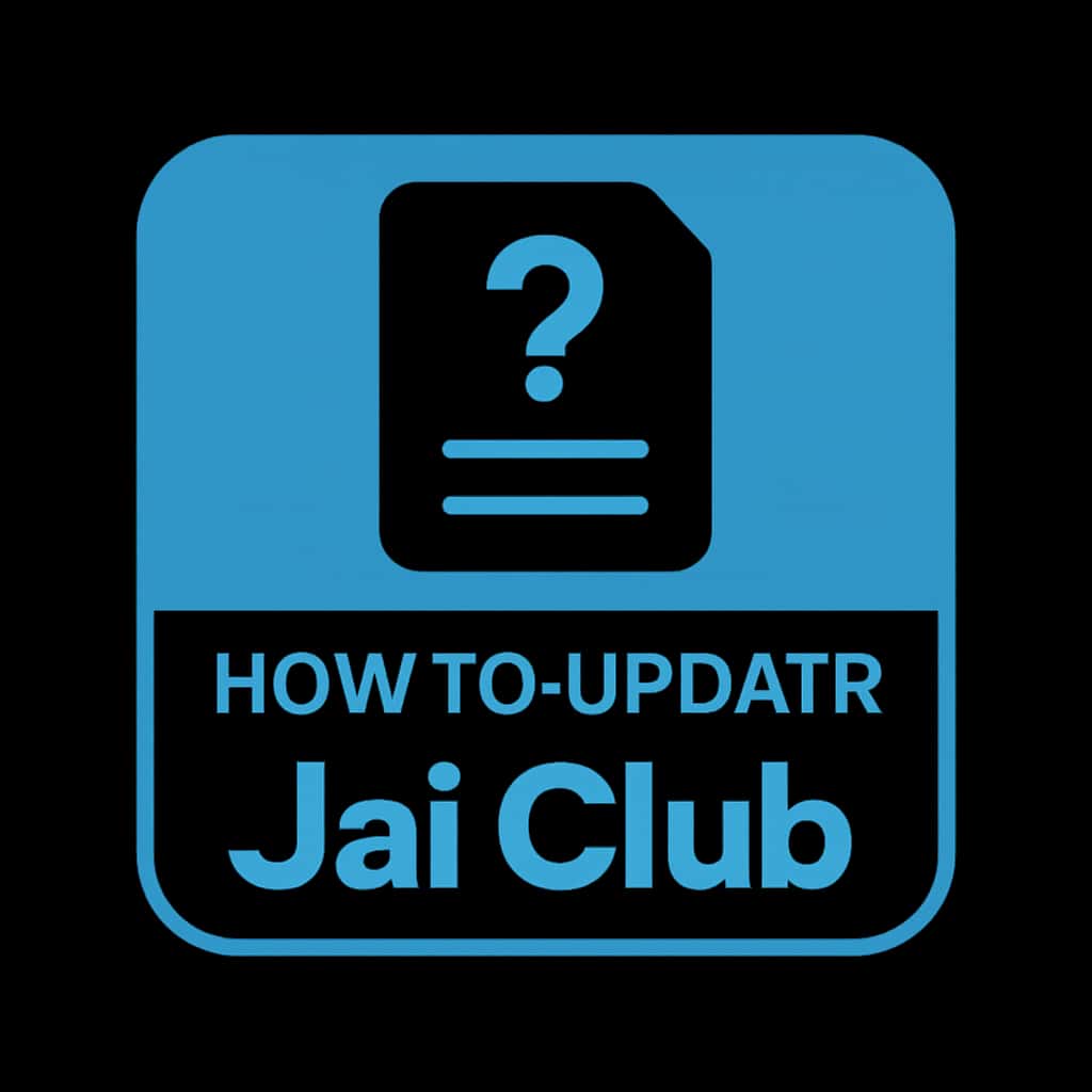 Icon depicting the update process for Jai Club.