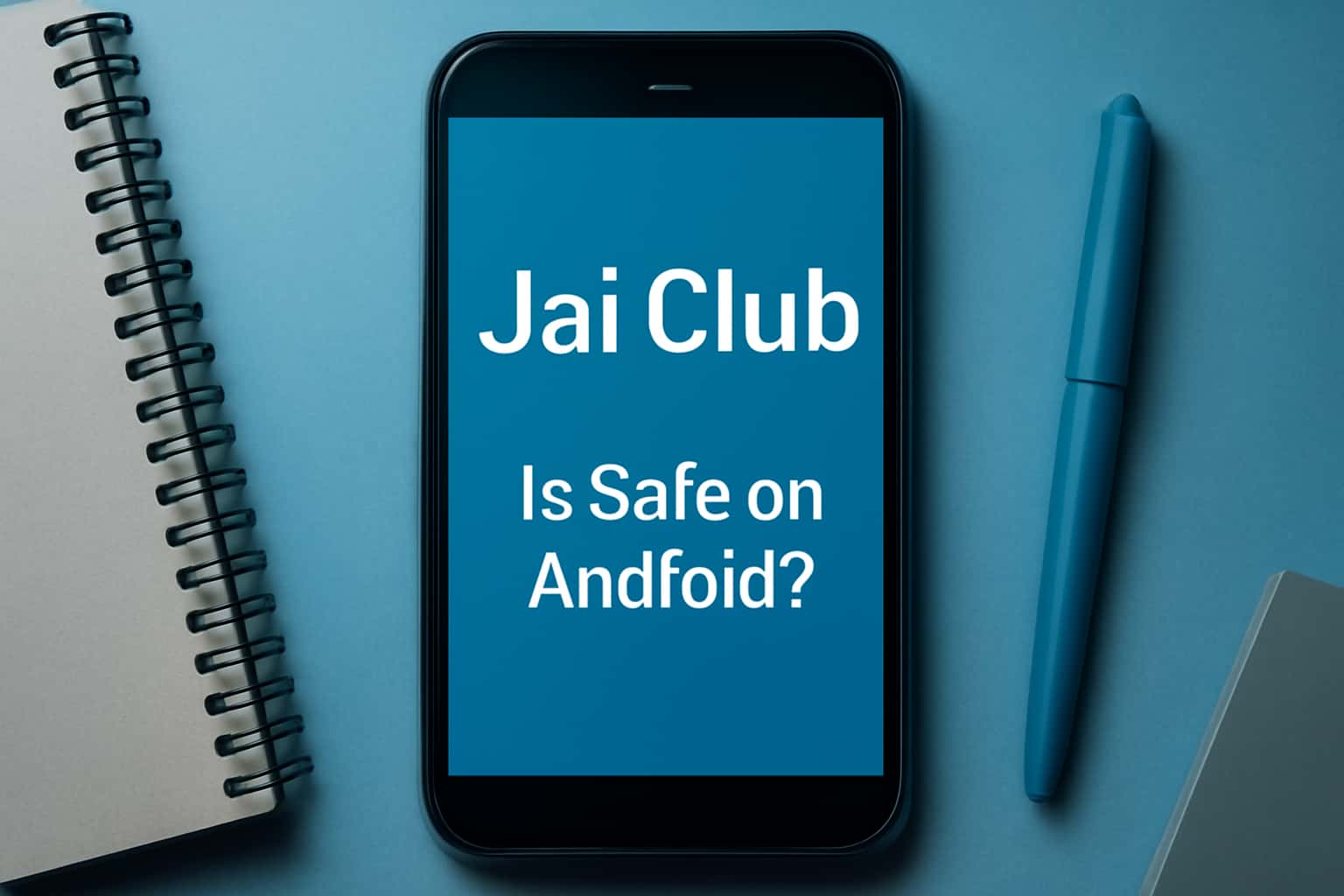 Information scene about Jai Club safety on Android with the title prominently displayed.