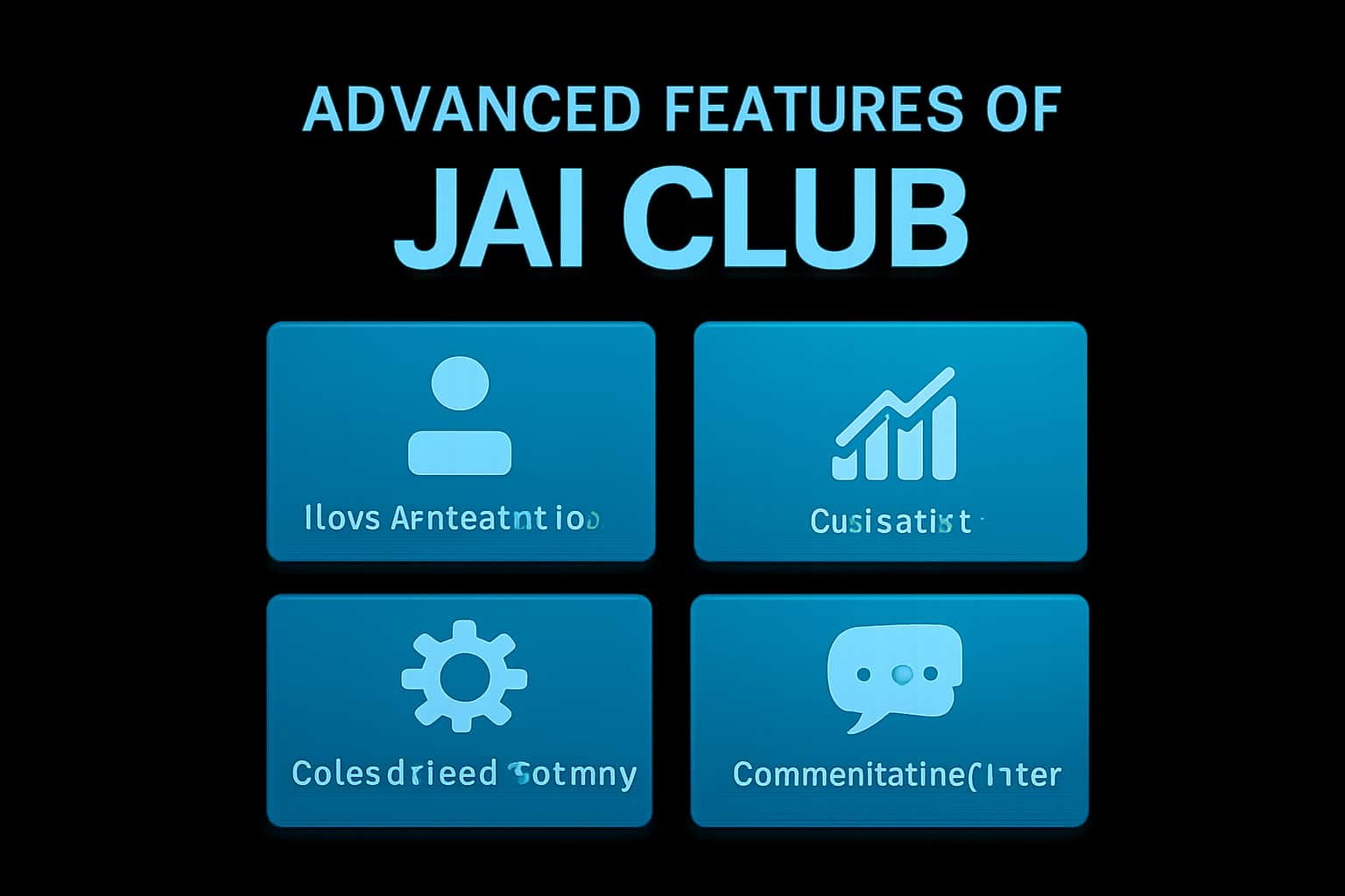 An informative scene illustrating the advanced features of Jai Club.
