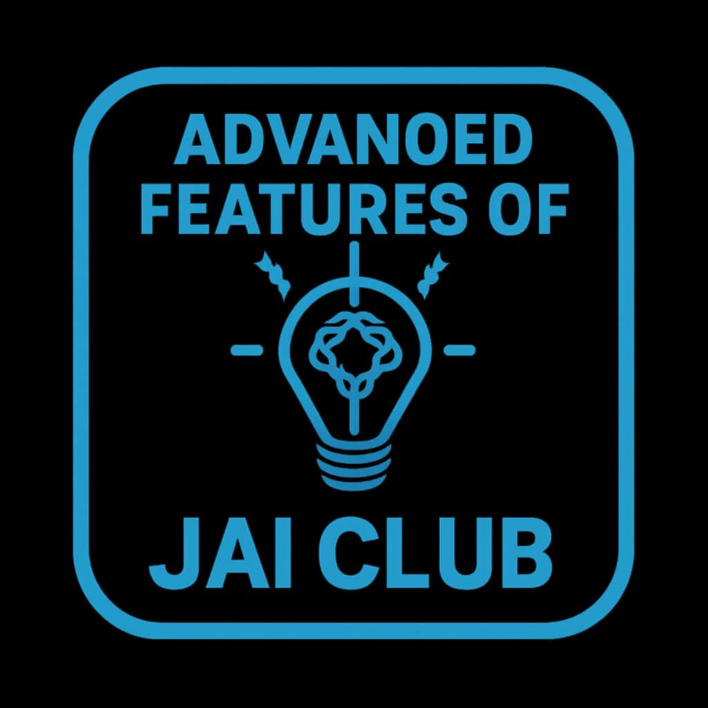 Icon representing advanced features guide for Jai Club.