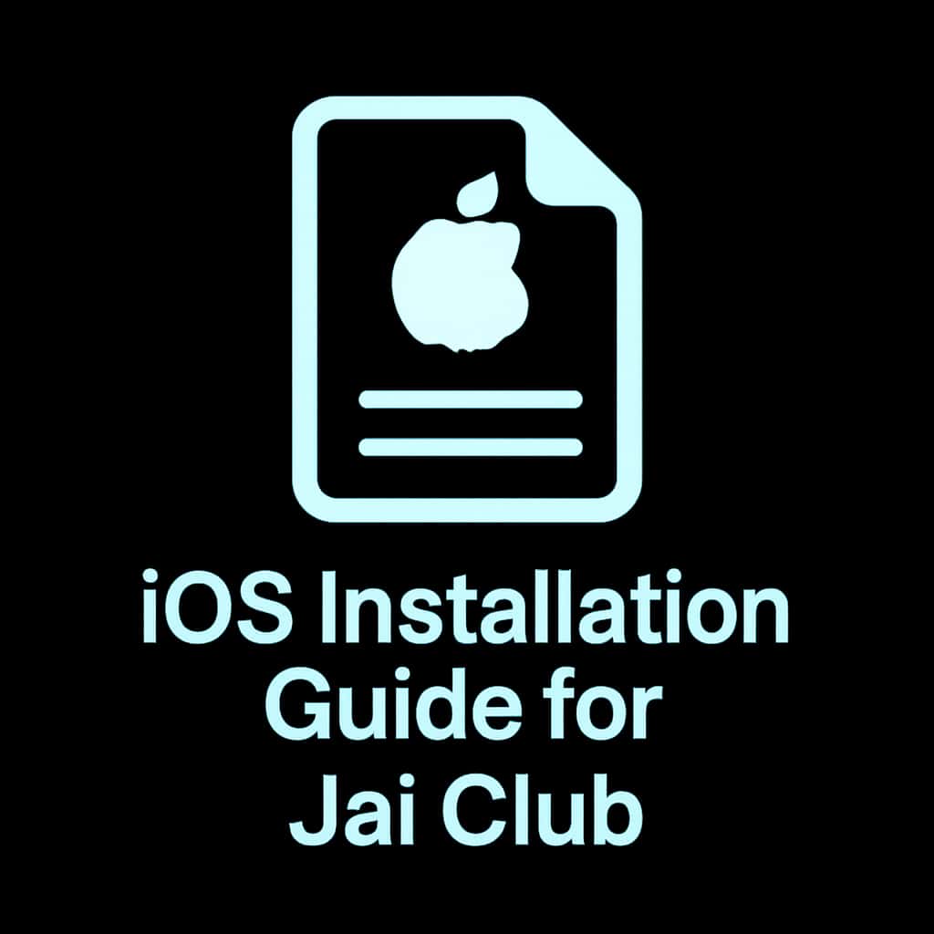 Icon representing the iOS Installation Guide for Jai Club.