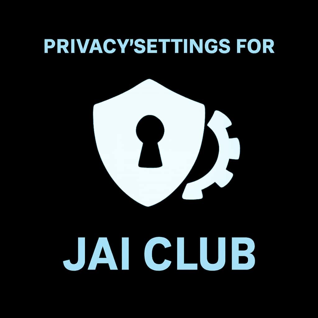 Icon illustrating privacy settings for Jai Club.