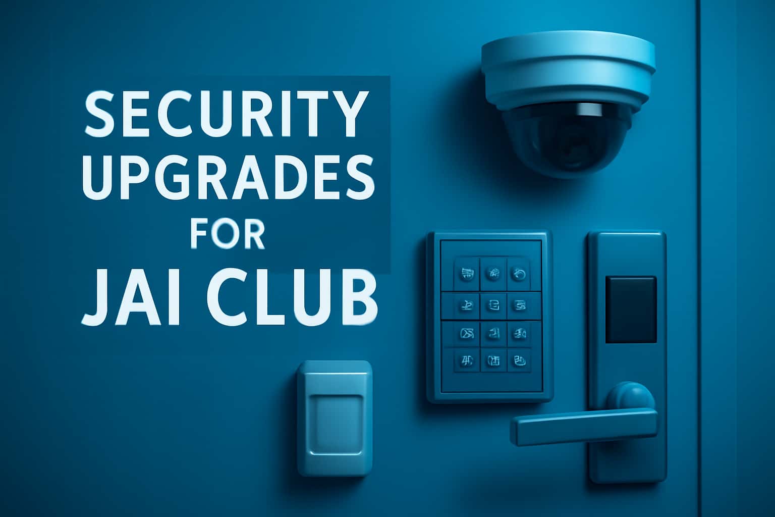 A visual representation of security upgrades for the Jai Club app.