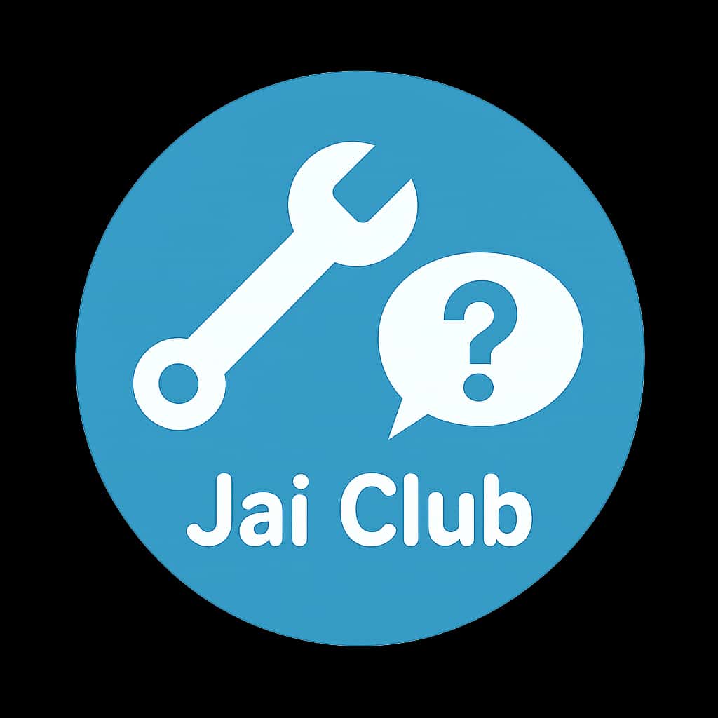 Icon representing Jai Club troubleshooting issues.